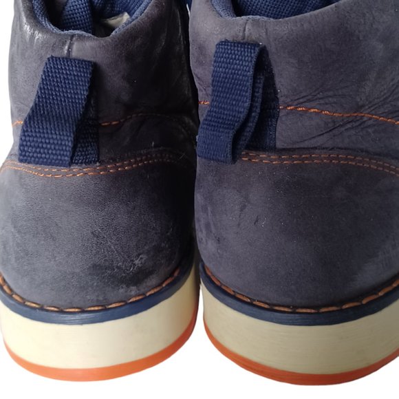 Boys Clarks Leather Ankle Boots, size 4M Grape Purple - Picture 4 of 6